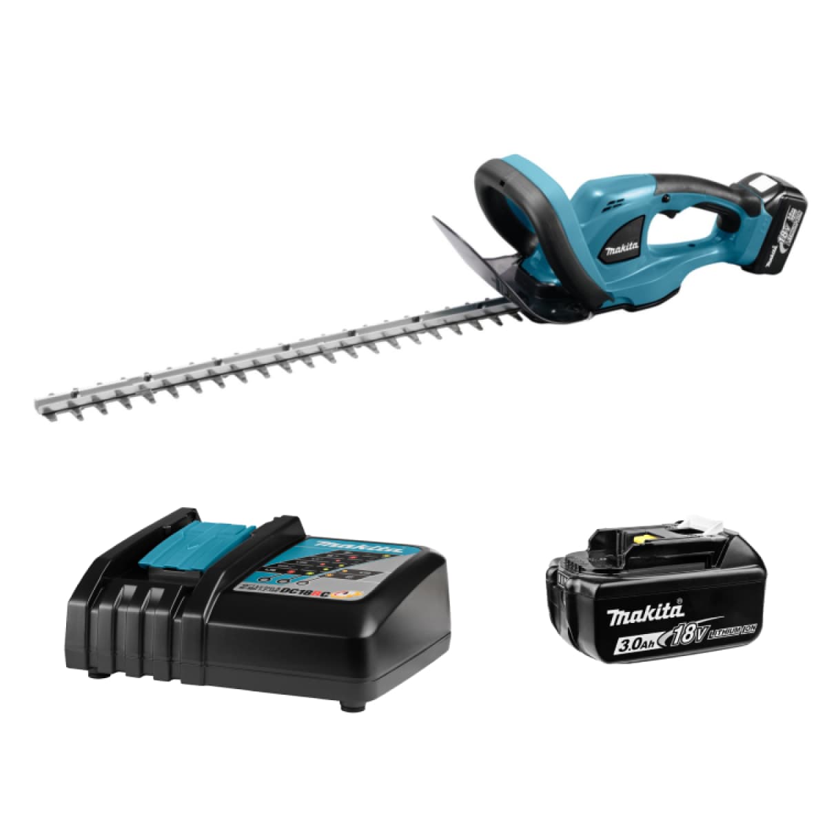 Makita DUH523RF 18V Li-Ion Accu Heggenschaar Set (1x 3.0Ah Accu) - 520mm