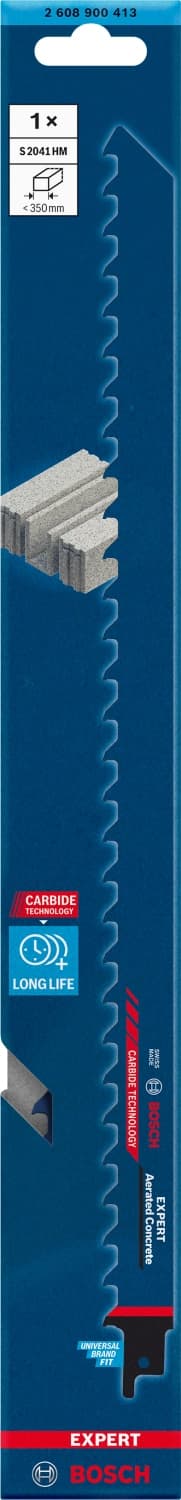 Bosch EXPERT S2041HM Reciprozaagblad - 305mm - Beton thumbnail 2