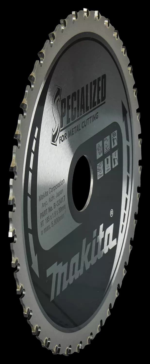 Makita B-33417 Cirkelzaagblad Staal - Specialized 185 X 30 X 1,9 - 36T - 0g thumbnail 2