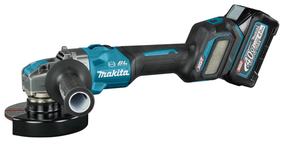 Makita GA041GM201 XGT 40V Max Li-ion Accu Haakse Slijper Set (2x 4,0Ah) In Mbox - 125 Mm - X-LOCK thumbnail 2