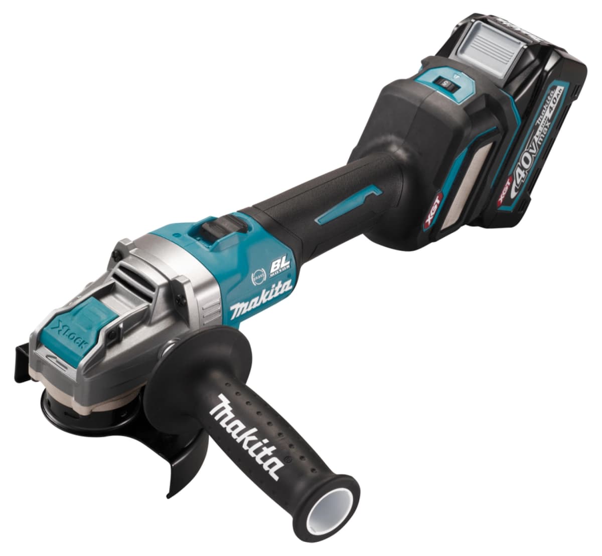 Makita GA041GM201 XGT 40V Max Li-ion Accu Haakse Slijper Set (2x 4,0Ah) In Mbox - 125 Mm - X-LOCK thumbnail 3