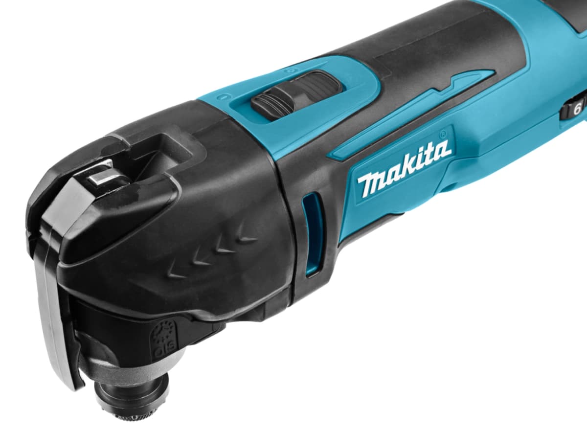 Makita DTM51ZJX3 18V Li-Ion Accu Multitool Body + 41 Delige Accessoireset In Mbox - Snelwissel Voor Het Schuren, Snijden, Zagen En Schrapen thumbnail 2