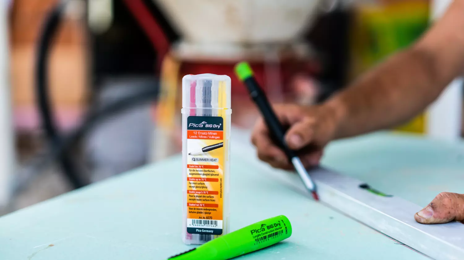 Pica 6070 BIG-Dry Navullingen SUMMERHEAT - Grafiet - Geel - Rood thumbnail 2