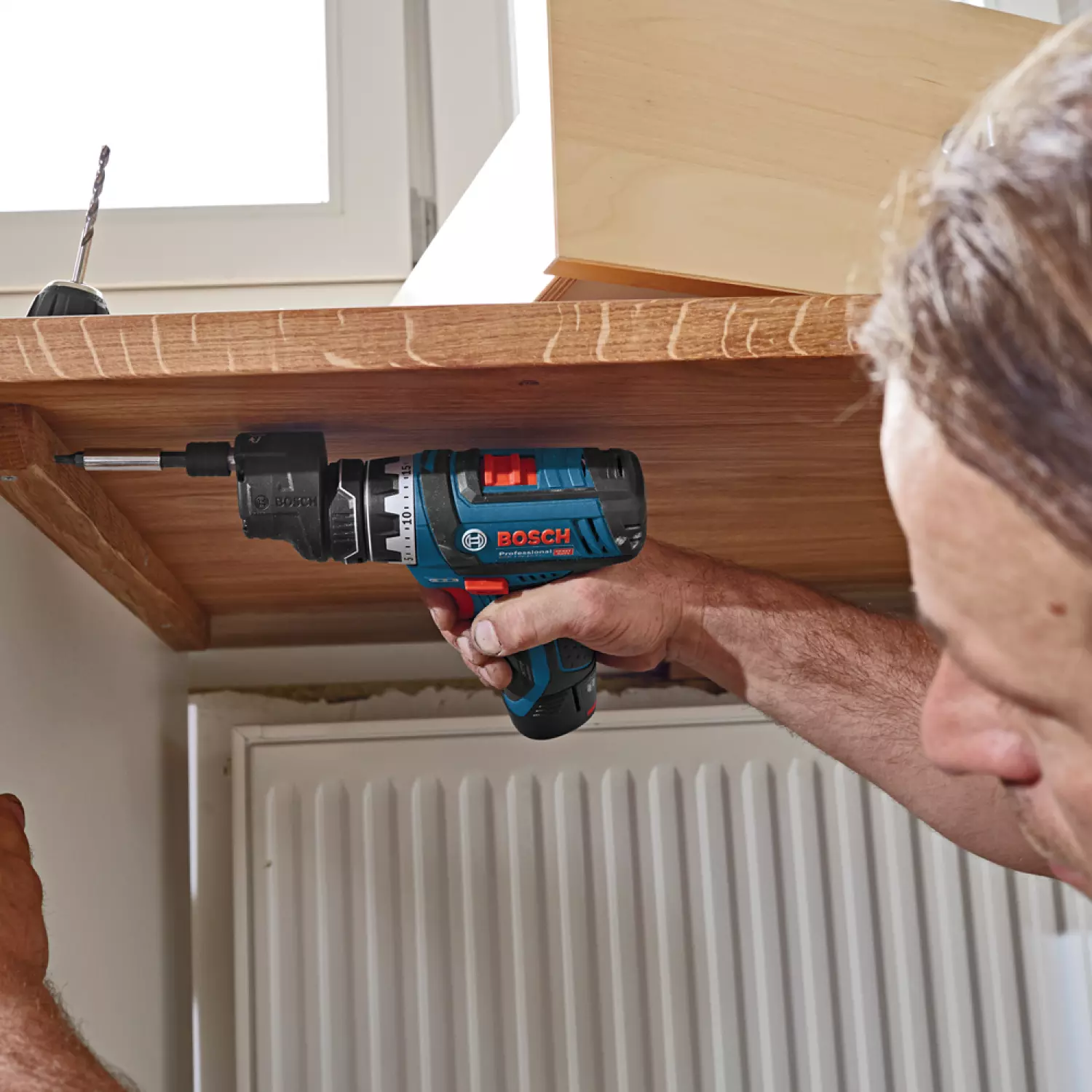 Bosch GSR 12V-15 FC 12V Li-Ion Accu Boor-/schroefmachine Set (2x 2.0Ah Accu) In L-Boxx thumbnail 3