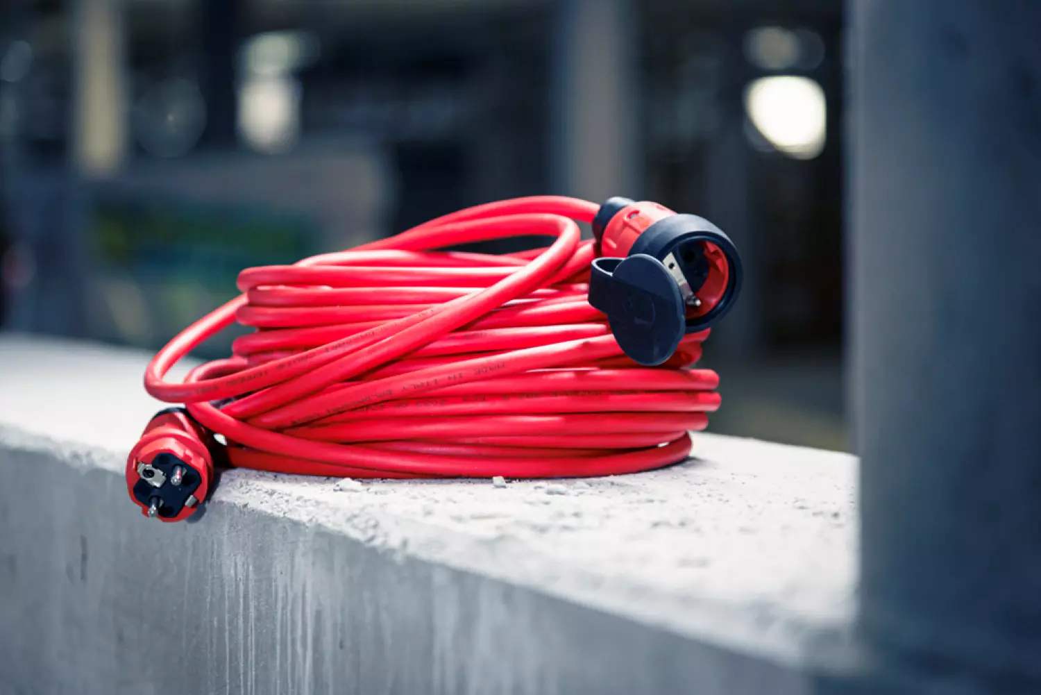 Brennenstuhl Professional VQ 2200 Verlengsnoer H07BQ-F 3G2,5 - IP44 - 25m - Rood thumbnail 4