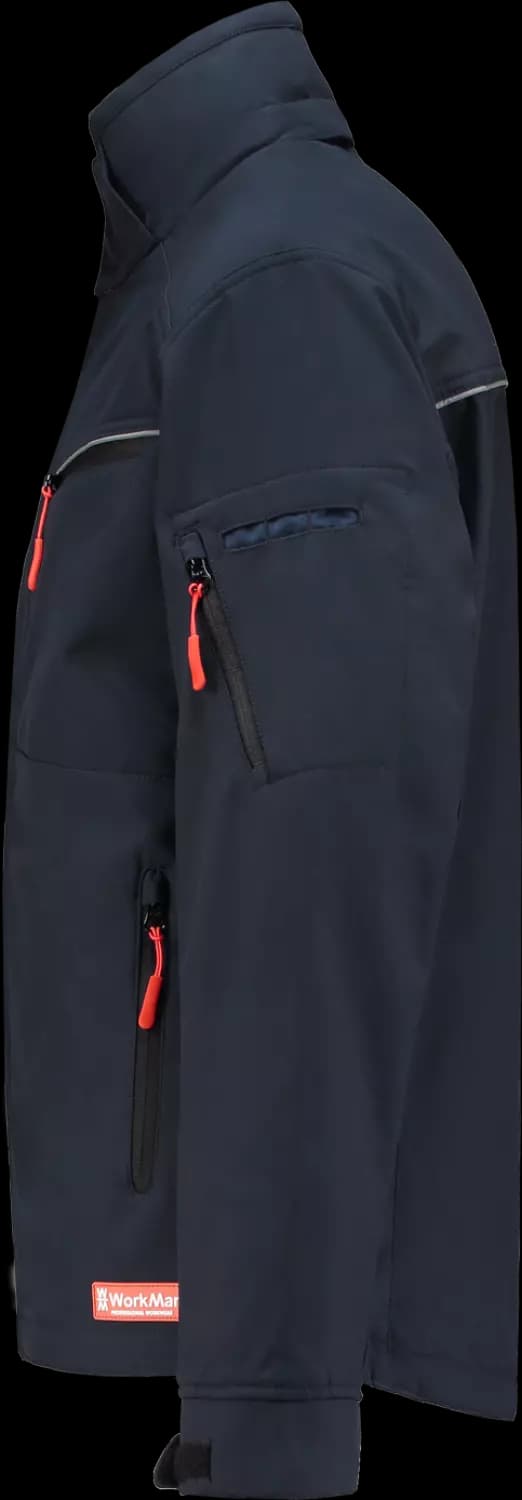 Workman 2532 Softshell Jacket Winter - Navy - 3XL thumbnail 3
