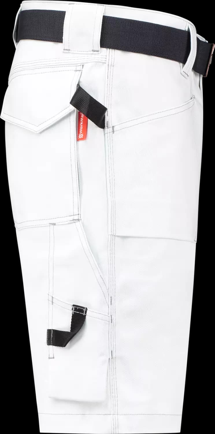 Workman 2003 D-Sign Bermuda Werkbroek - Wit - Maat 50 (34/34) thumbnail 4