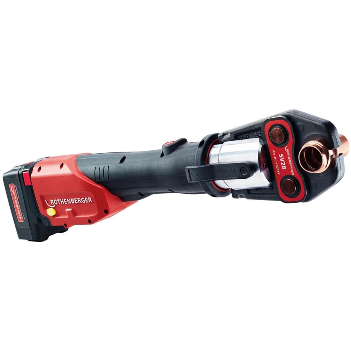 Rothenberger Romax 4000 18V Li-ion Accuperstang Set (1x 4.0Ah Accu) Incl. U16-20-25 Persbekken In Koffer thumbnail 2