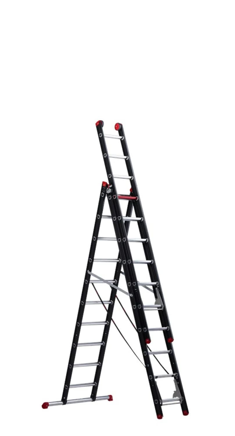 Altrex Mounter ZR 3072 Reformladder - Aluminium - 3 X 10 Sporten - 7,5m - Met Stabiliteitsbalk