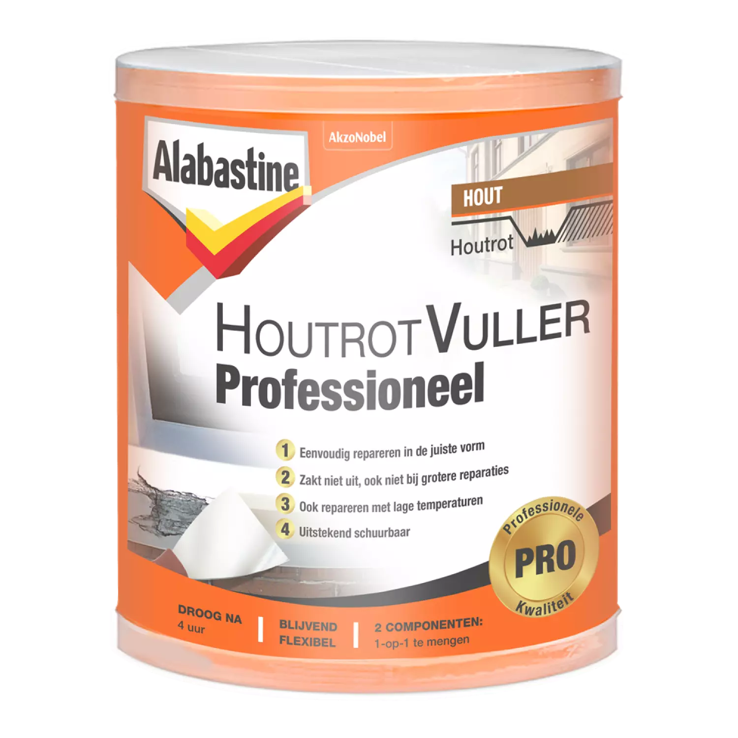 Alabastine 5314833 Houtrotvuller - 330gr