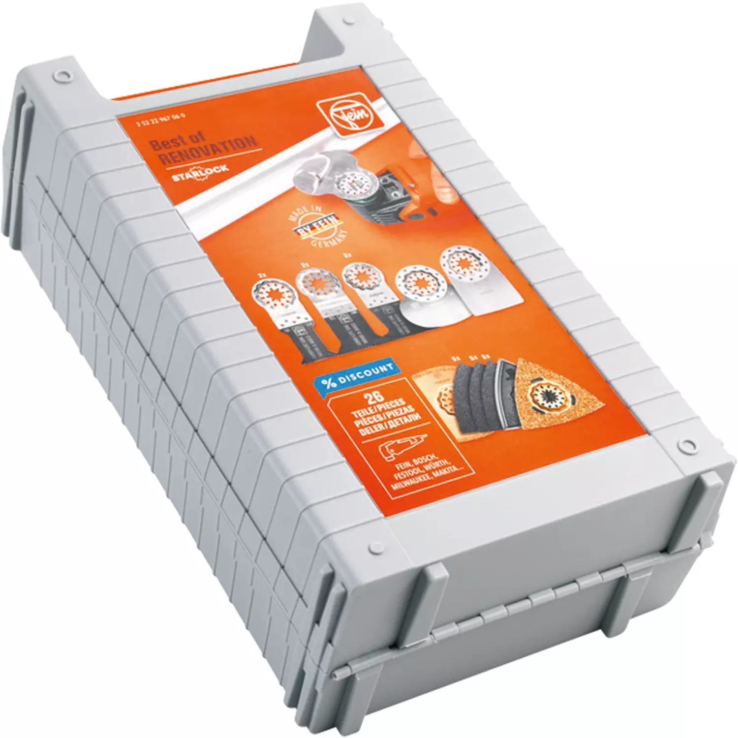 Fein 35222967060 26-delige Multitool Set Best Of Starlock Renovation thumbnail 3