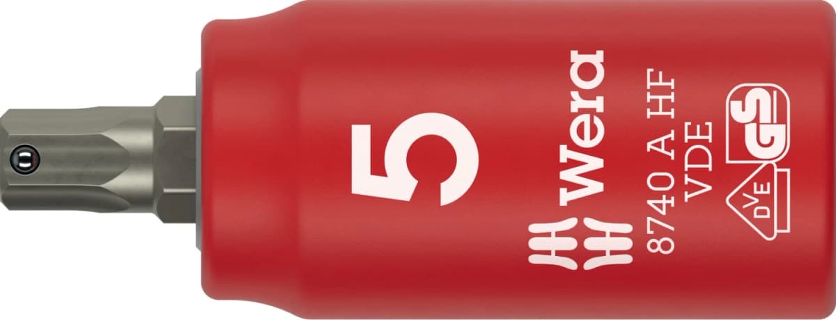 Wera 05005902001 8740 B VDE HF Zyklop Bitdop Geïsoleerd - 1/4"- 5mm