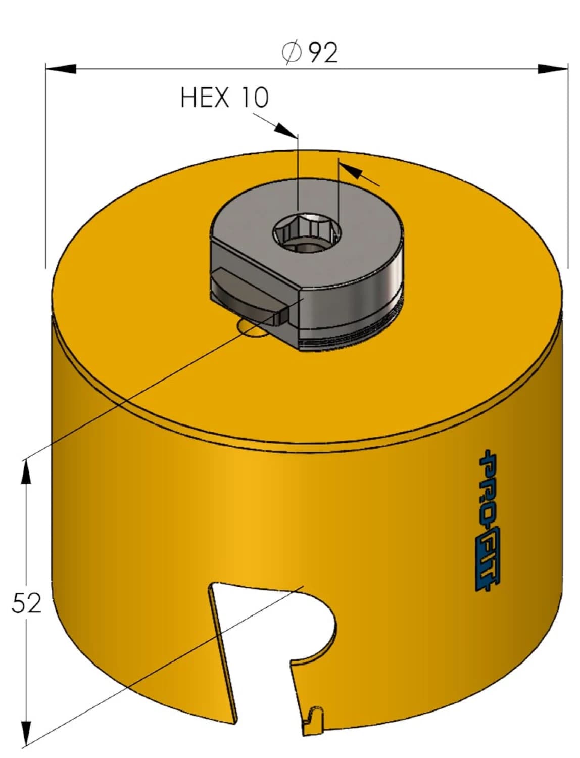 ProFit 09081092 Multi Purpose Gatzaag Incl. Adapter - 92mm thumbnail 2