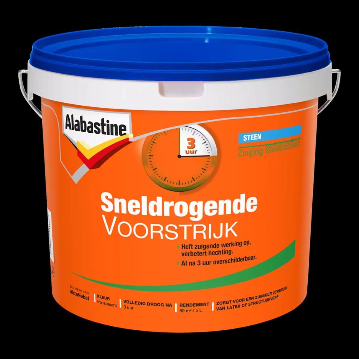 Alabastine 5129718 Voorstrijk Sneldrogend -Transparant - 5L