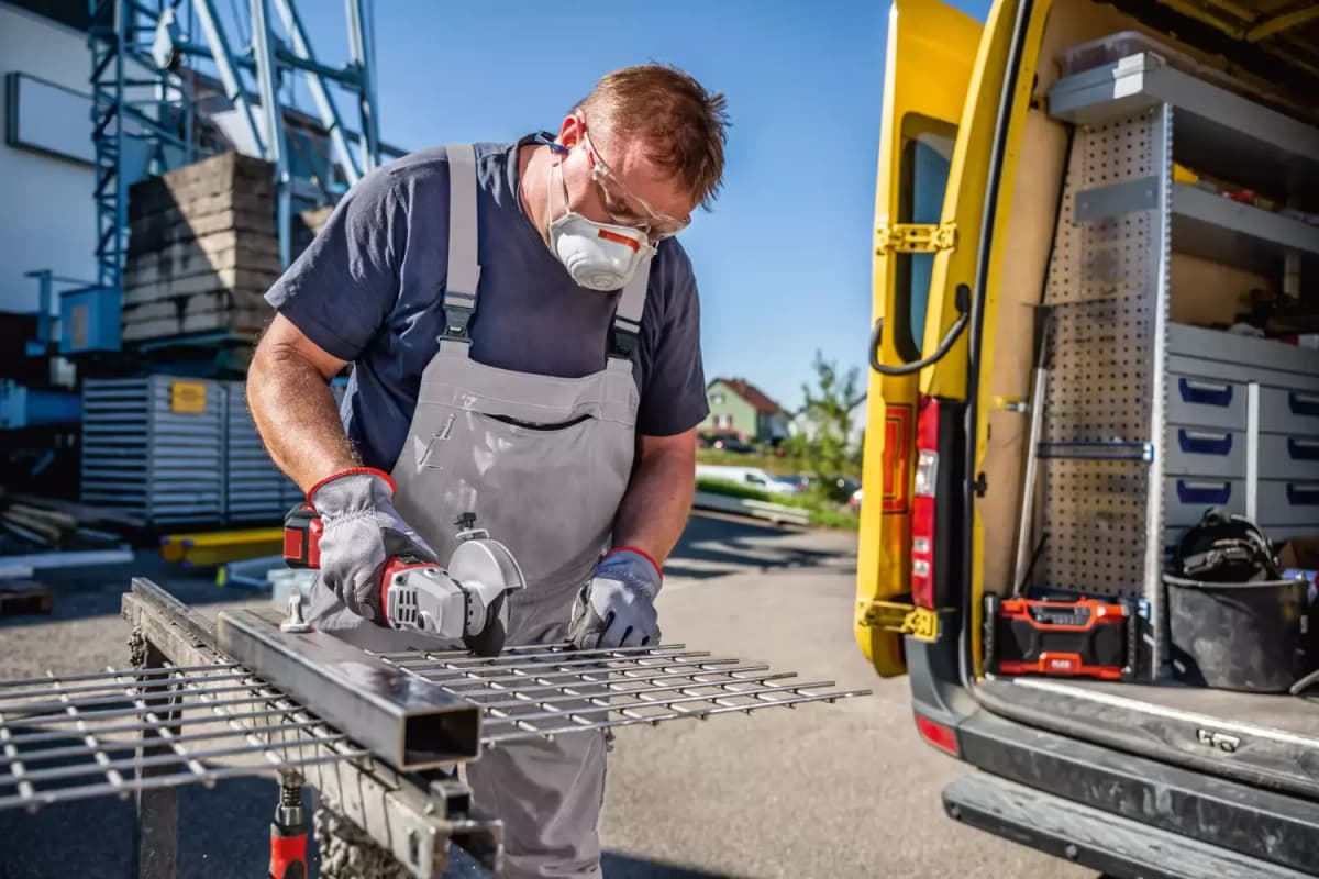 Flex LB 125 18.0-EC/5.0 Set Li-Ion Accu Haakse Slijper Set (2x 5.0Ah) In L-Boxx - 125mm - Variabel - 18V thumbnail 3