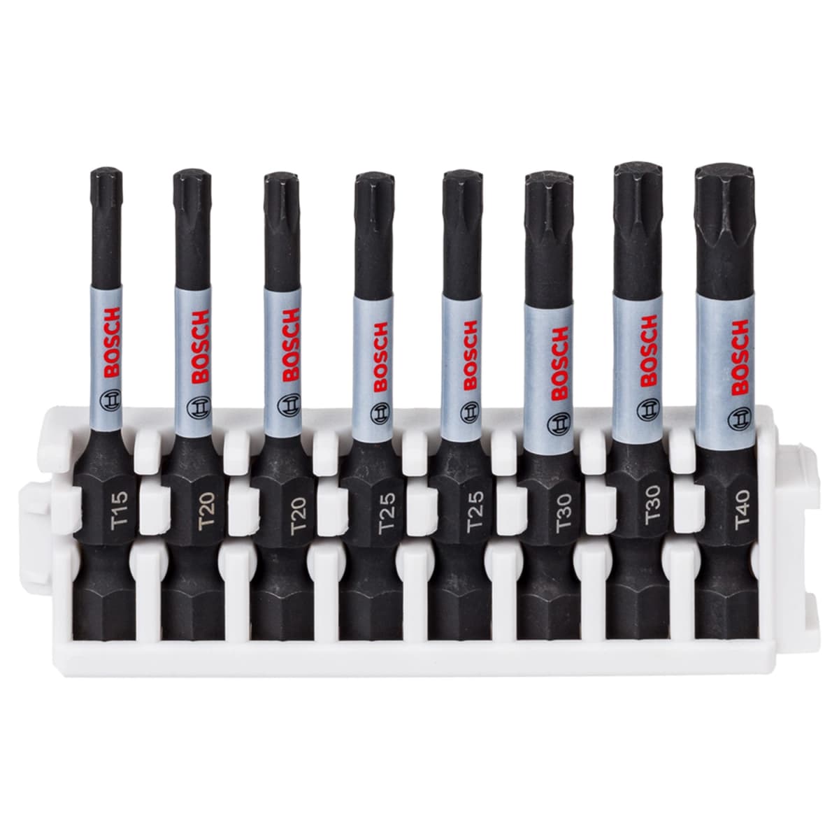 Bosch 2608522329 8-delige Impact Control Bits - T15 / T20 / T25 / T30 / T40