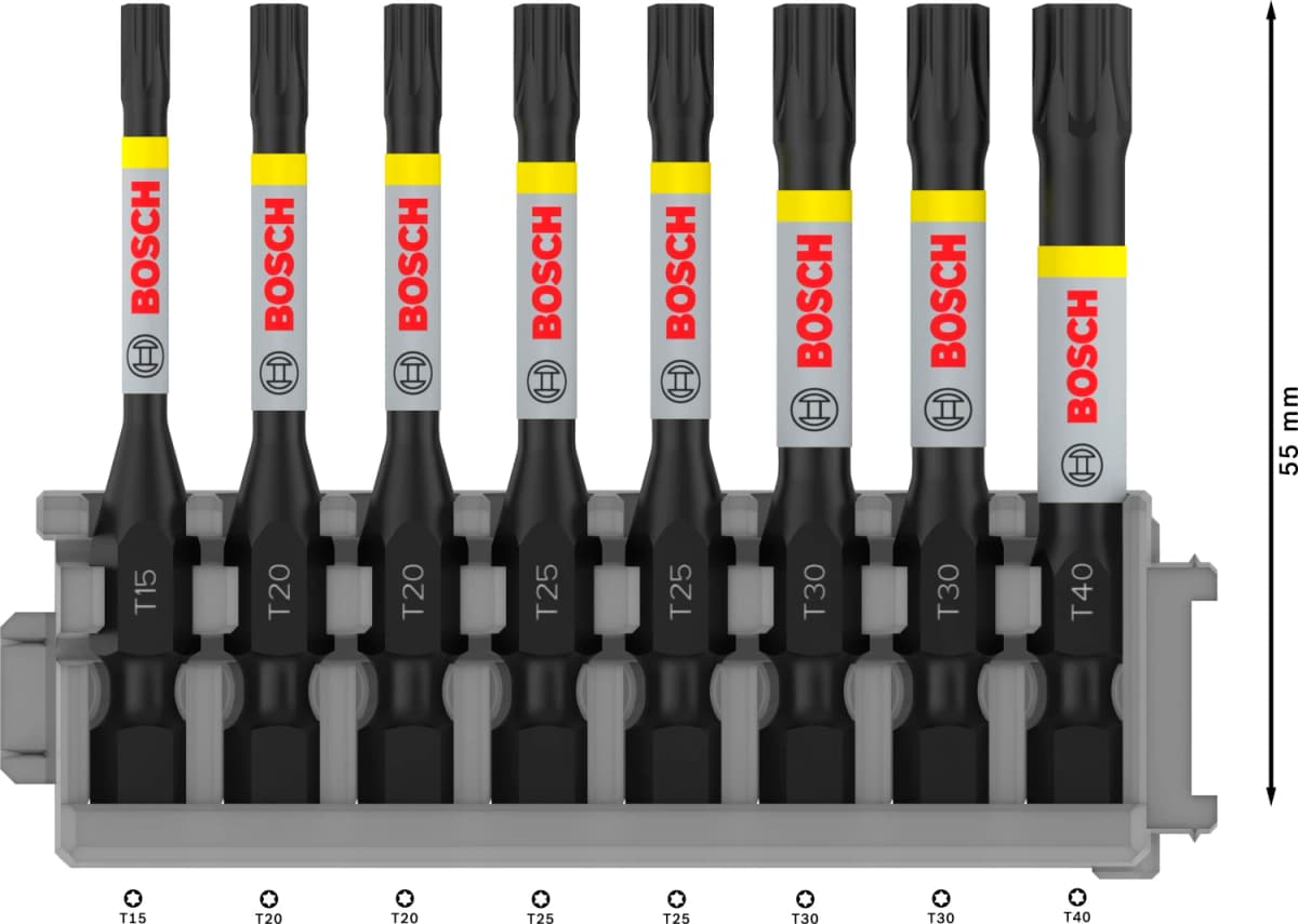 Bosch 2608522329 8-delige Impact Control Bits - T15 / T20 / T25 / T30 / T40 thumbnail 4