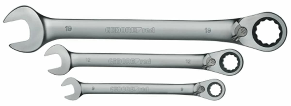 Gedore RED R07205005 Ring-/steekratelsleutelset - 8-19mm -5-delig