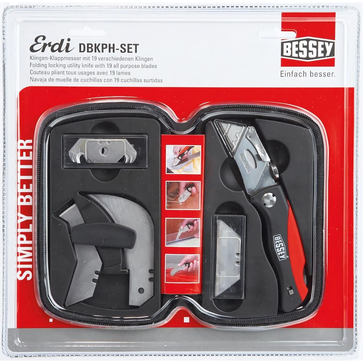 Bessey DBKPH-SET 20-delige Messenset In Etui thumbnail 3