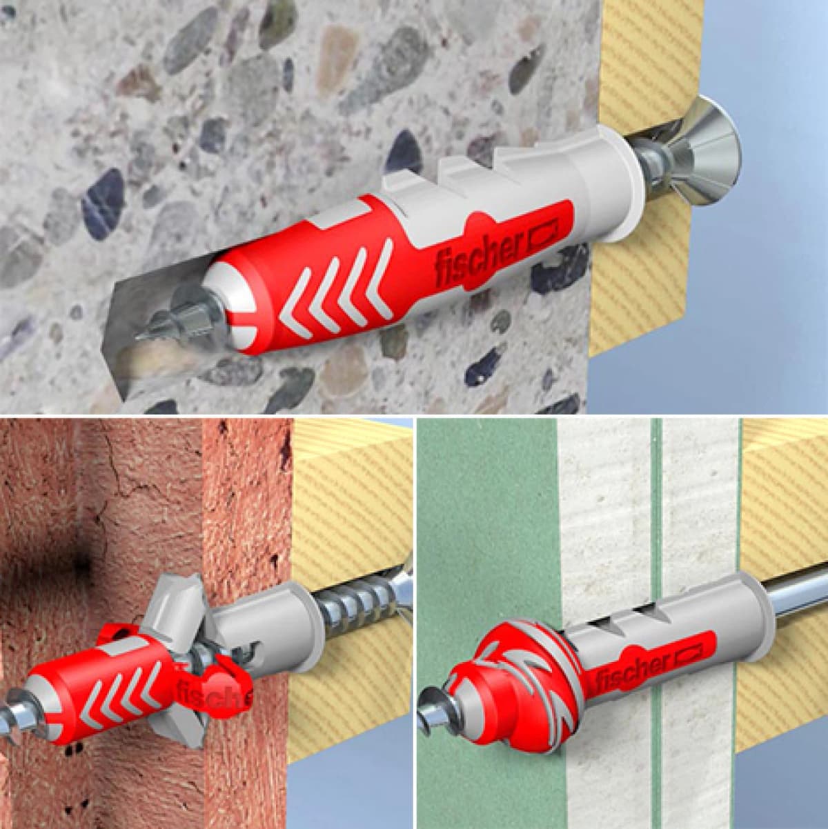 Fischer 535464 Universele Plug DuoPower S - 8 X 40mm - PH2 - Bolkopschroef (50st) thumbnail 2