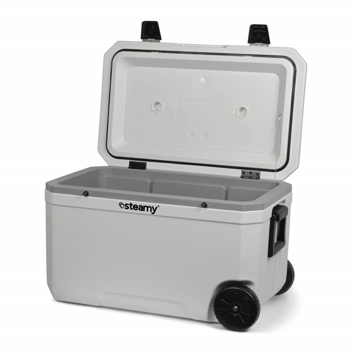 Steamy SCM70W Marine 70 Koelbox Op Wielen - 70L - Wit thumbnail 4