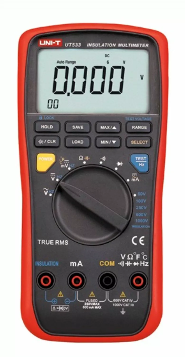 UNI-T UT533 Isolatieweerstand Multimeter