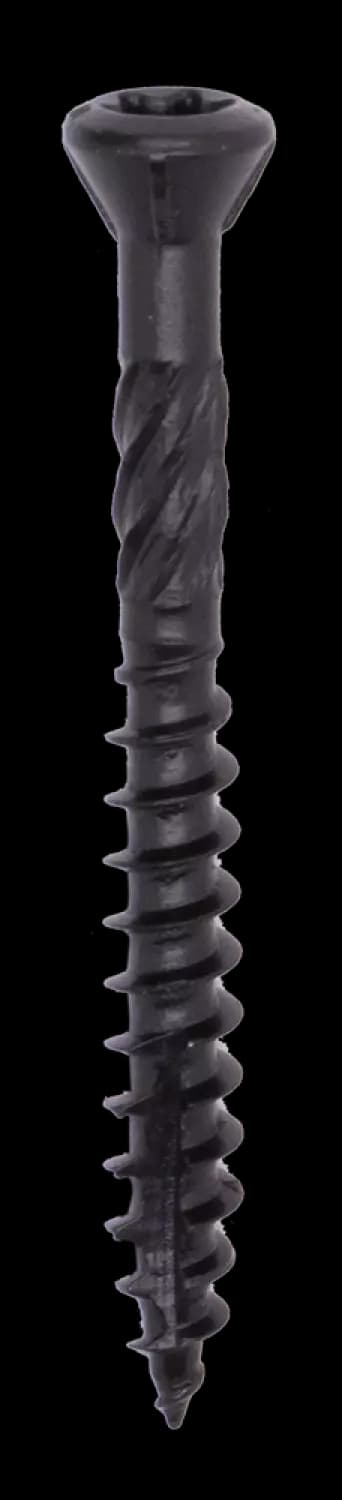 Woodies 61971511 Ultimate Blackline Potdekselschoef RVS Shield - TX25 - 5.0 X 80/50mm - Platverzonken Kop - Deeldraad - Gecoat (200st)