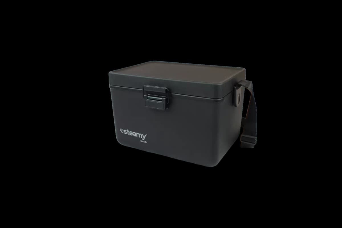 Steamy SCC12BK Classy 12 Koelbox Met Schouderband - 12L - Zwart thumbnail 2