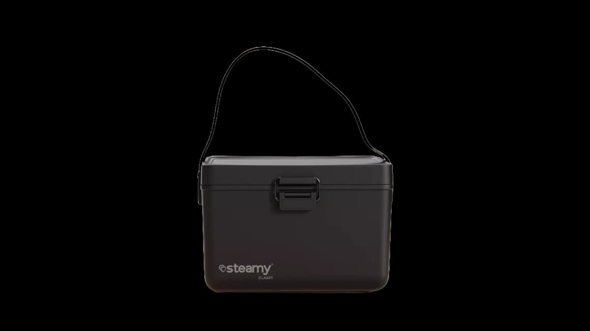 Steamy SCC12BK Classy 12 Koelbox Met Schouderband - 12L - Zwart