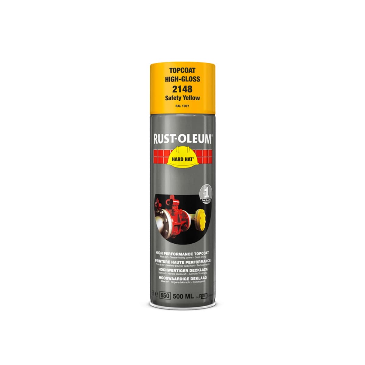 Rust-Oleum 2148 Hard Hat Spuitbus- RAL 1007 Narcissengeel - 0,5L