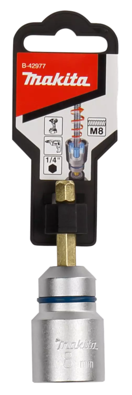 Makita B-42977 Dopsleutel Voor Draadstangen - M8 - 1/4'' thumbnail 3