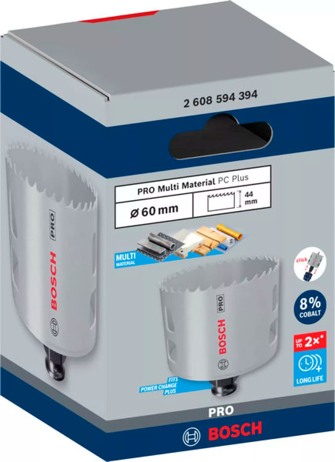 Bosch 2608594394 PRO Multi Material Gatzaag Met Power Change Plus - 60mm thumbnail 2