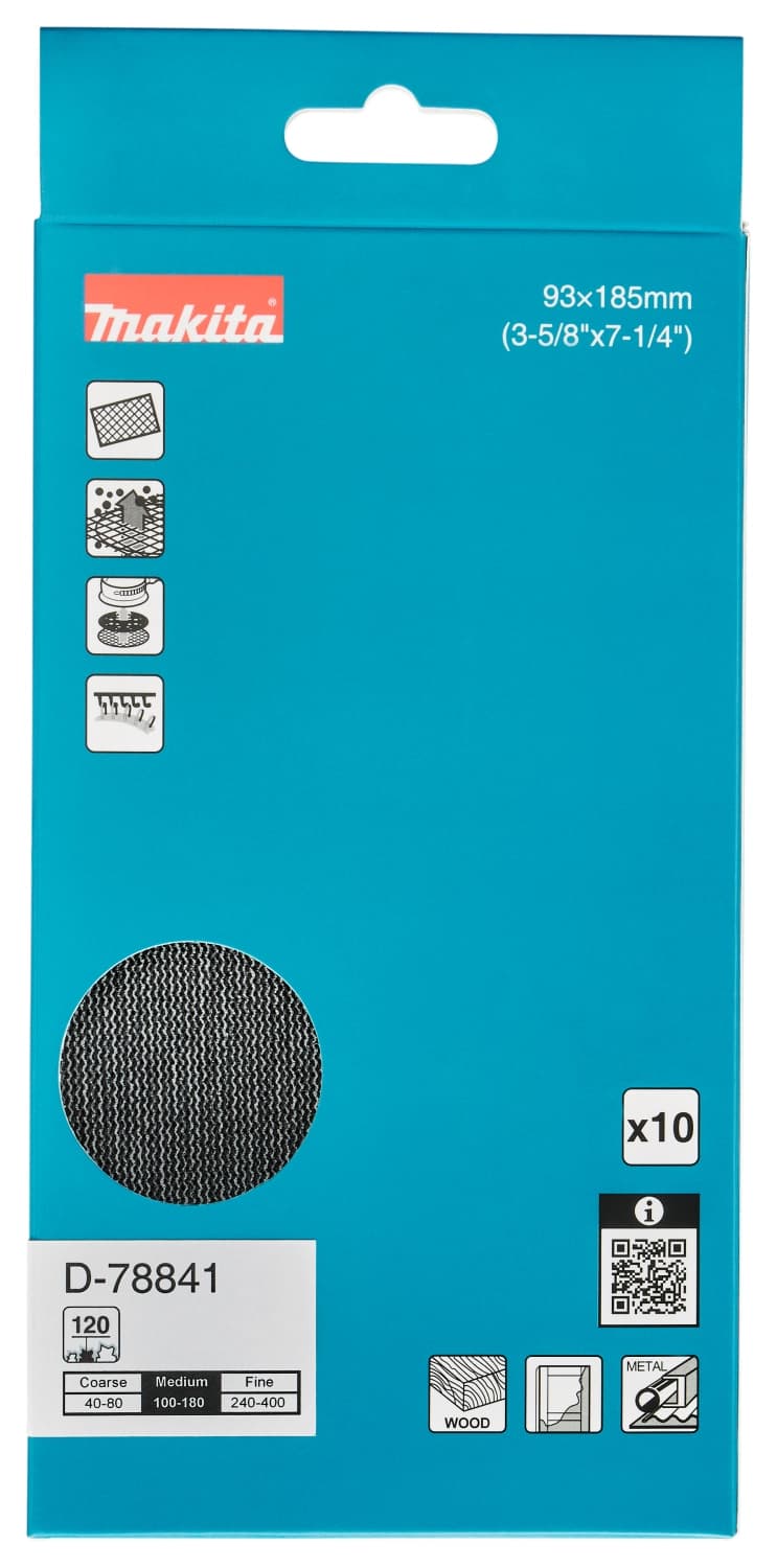 Makita D-78841 Schuurgaas 93x185mm - K120 (10st) thumbnail 2