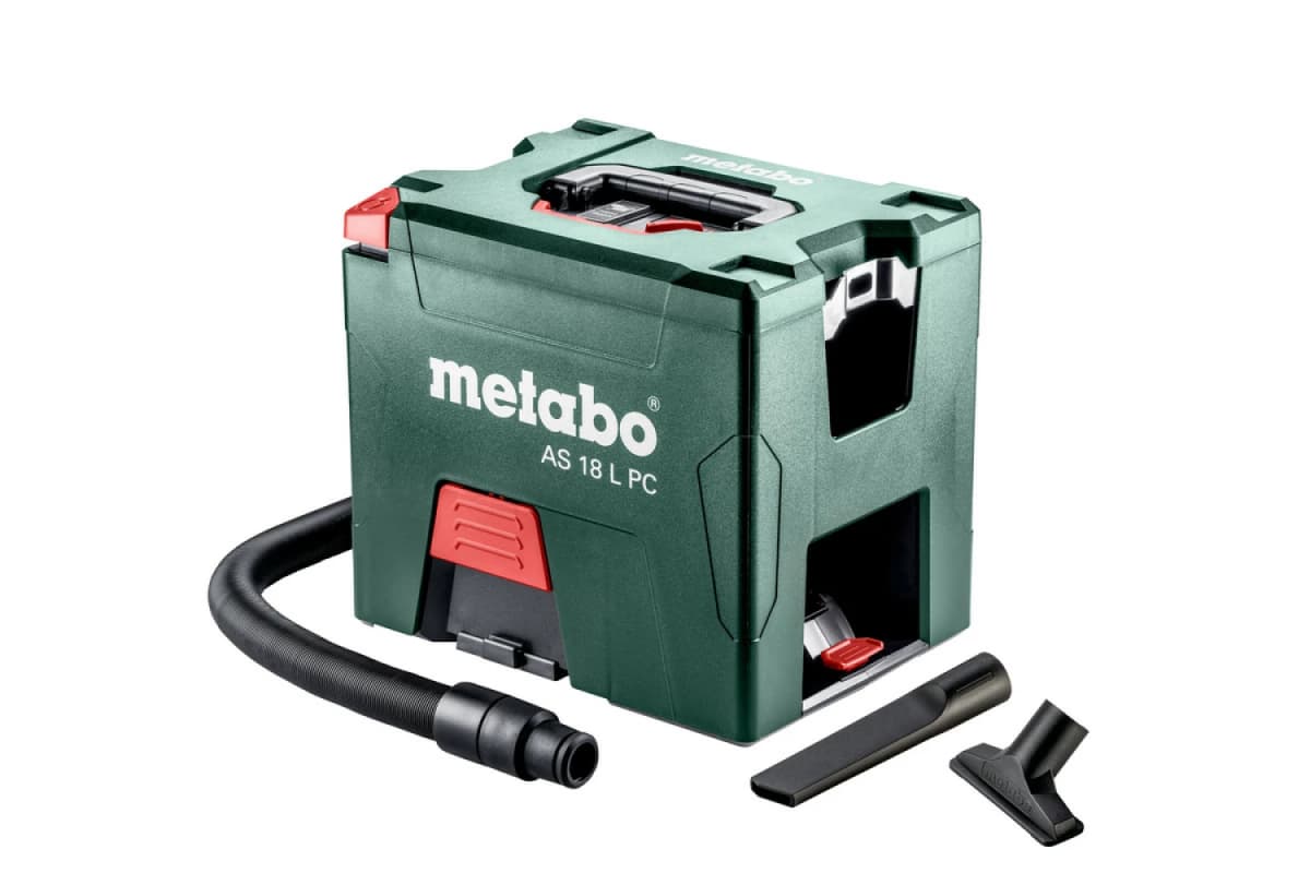 Metabo AS 18 L PC Li-Ion Accu Alleszuiger / Bouwstofzuiger Body - L-Klasse - 7,5L