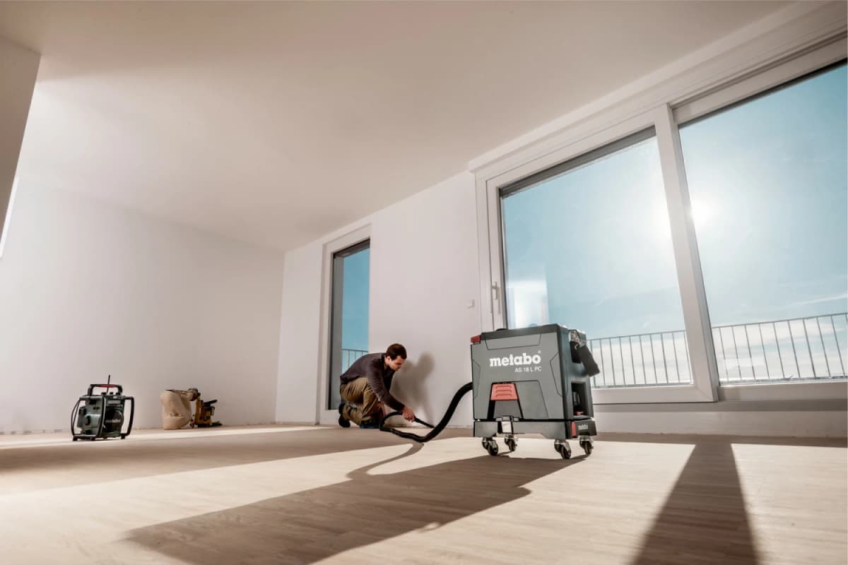 Metabo AS 18 L PC Li-Ion Accu Alleszuiger / Bouwstofzuiger Body - L-Klasse - 7,5L thumbnail 4