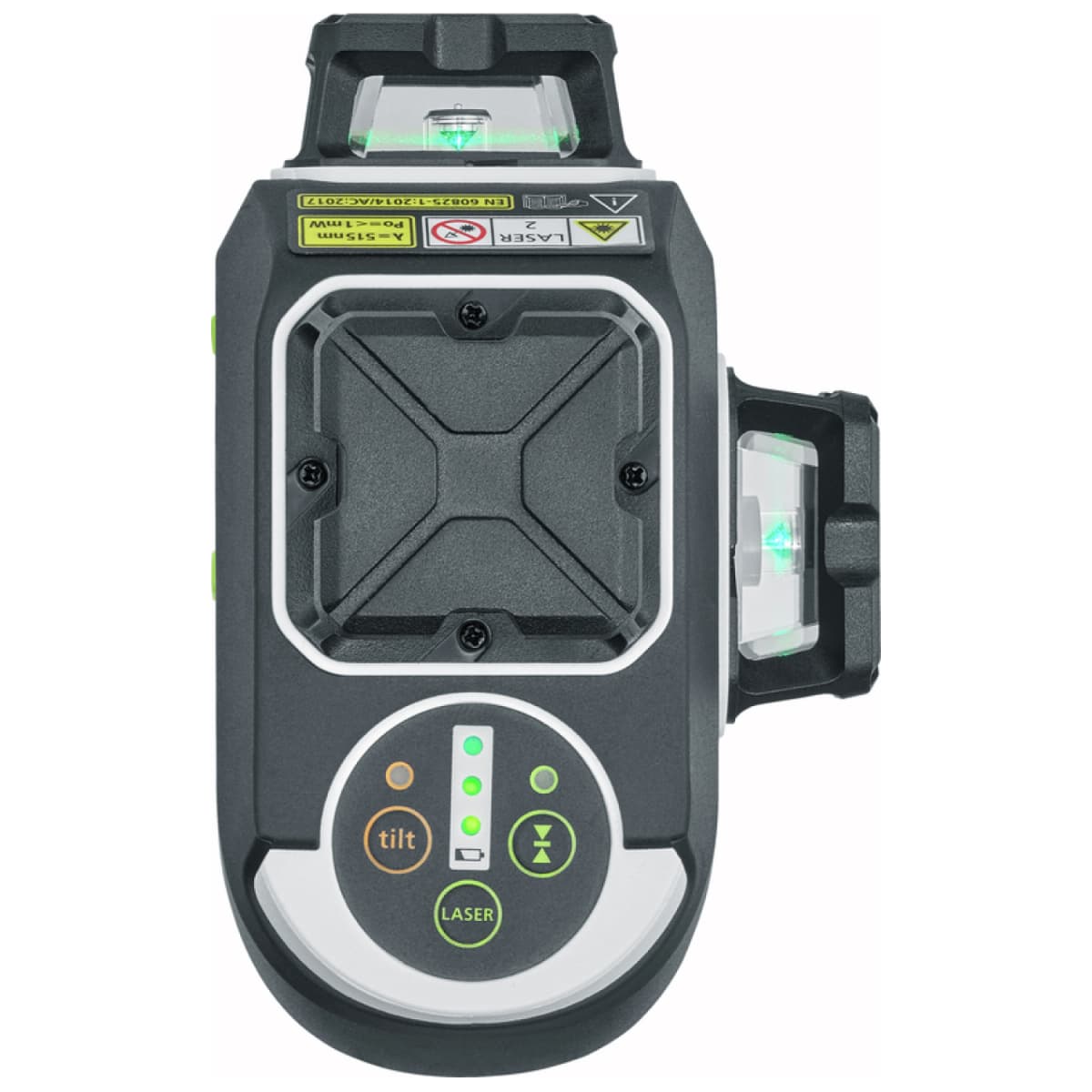 Laserliner MasterPlane-Laser 3G Pro 360° Kruislijnlaser Set In L-boxx - 3 Lijnen - Groen - 3x 55m - IP64 thumbnail 4