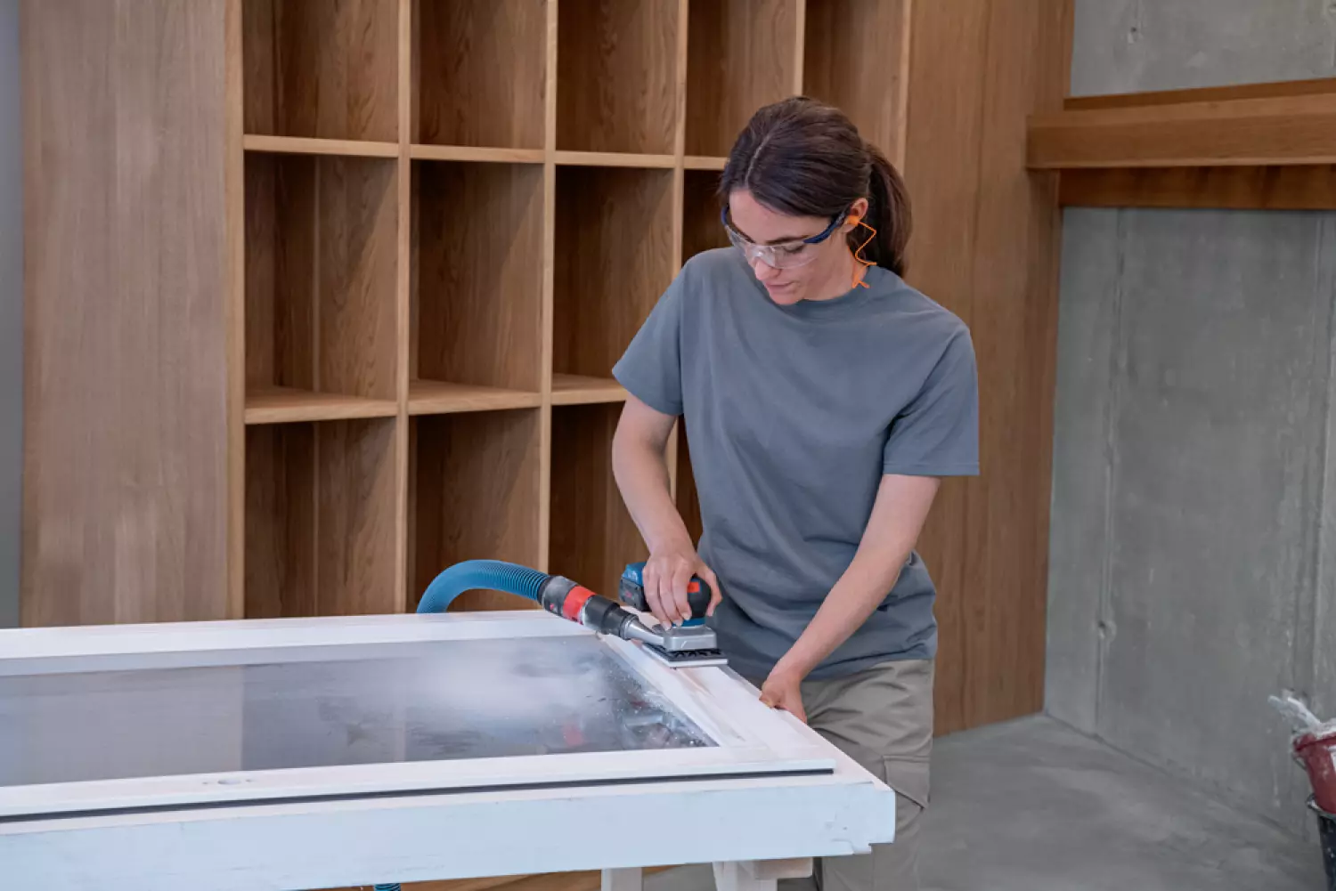 Bosch GSS 12V-13 12V Li-ion Accu Vlakschuurmachine Body - Koolborstelloos thumbnail 2