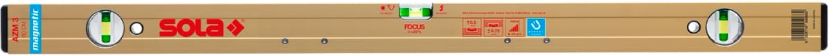 Sola AZM 3 180 Aluminium Waterpas - Magnetisch - 1800mm thumbnail 2