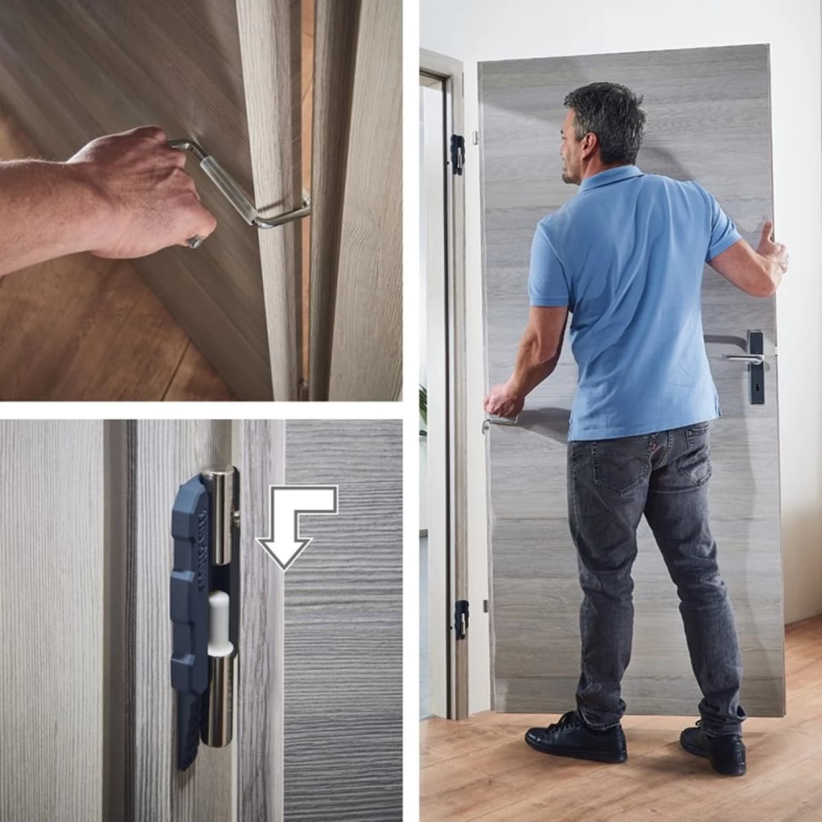 Wolfcraft 3674000 Montageset Deurblad - 3-delig thumbnail 4