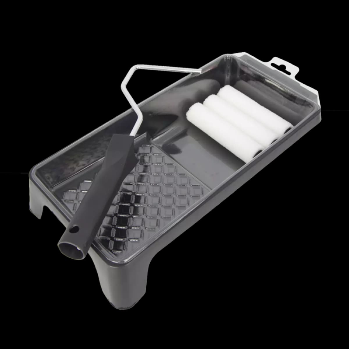 Roll Roy Xellent Set 3 Rol Beugel, Verfbak Zwart En Inlegbak 11cm