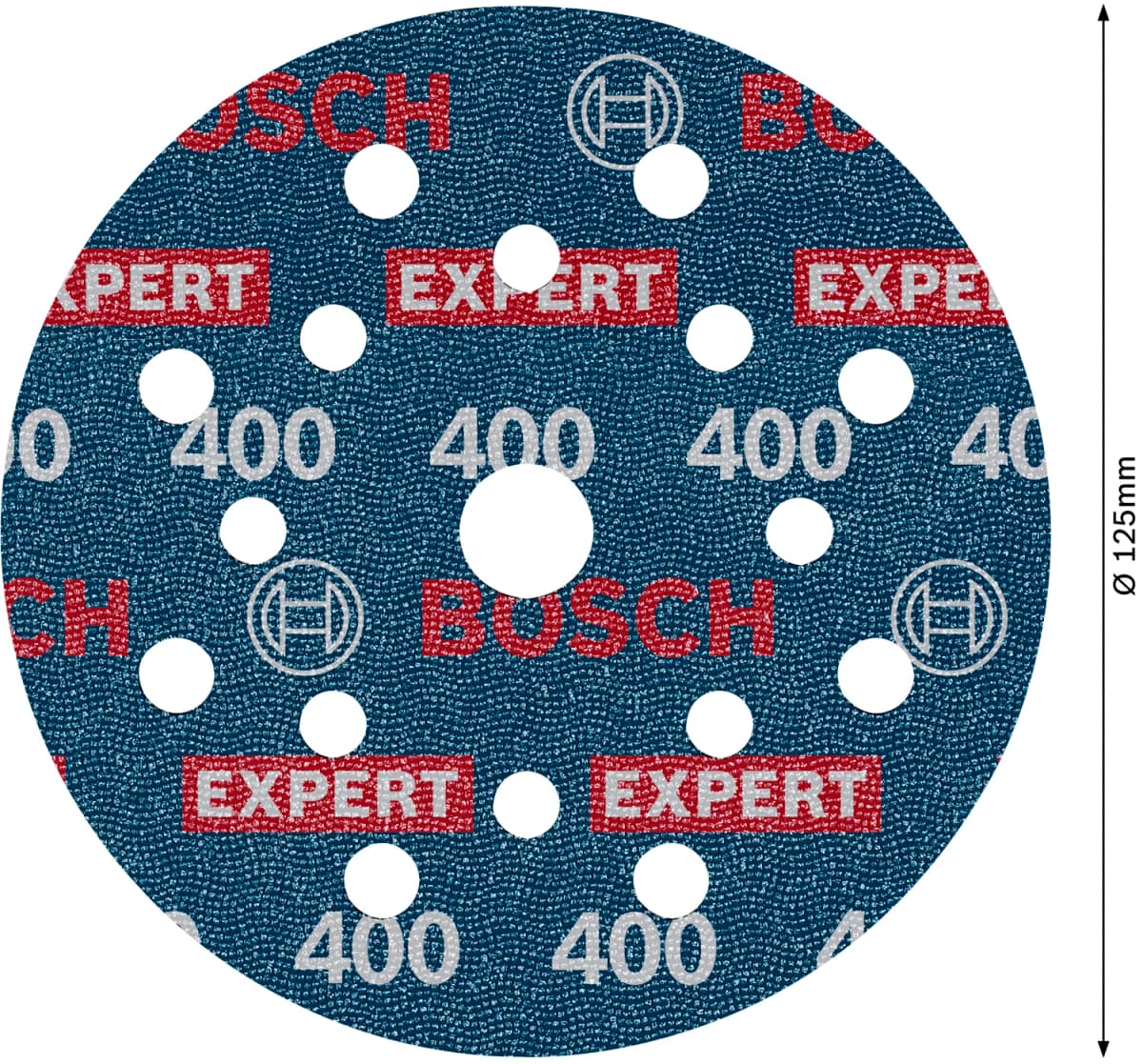 Bosch 2608902406 EXPERT Schuurschijf O780 Met Film Onderlaag - 125mm - K400 (6 Stuks) thumbnail 4