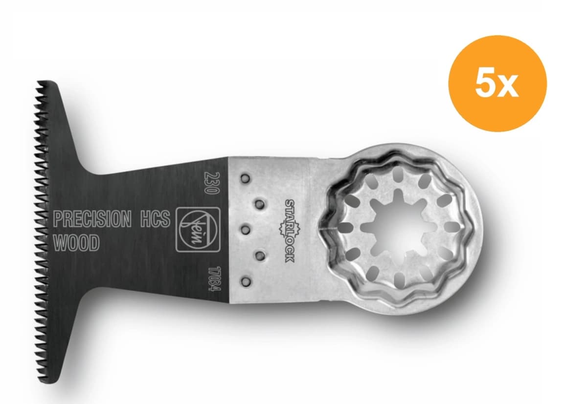 Fein 63502230230 E-Cut Precision Zaagblad (5st) - HCS - 65 X 50mm