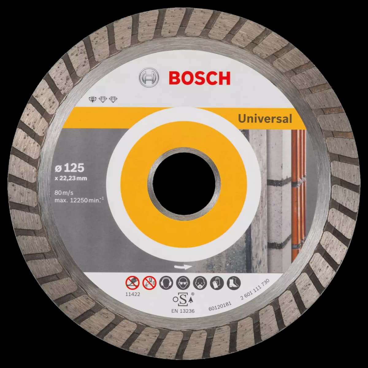 Bosch 2608602394 Standard Diamantdoorslijpschijf - 125 X 22,23 X 2mm - Universeel