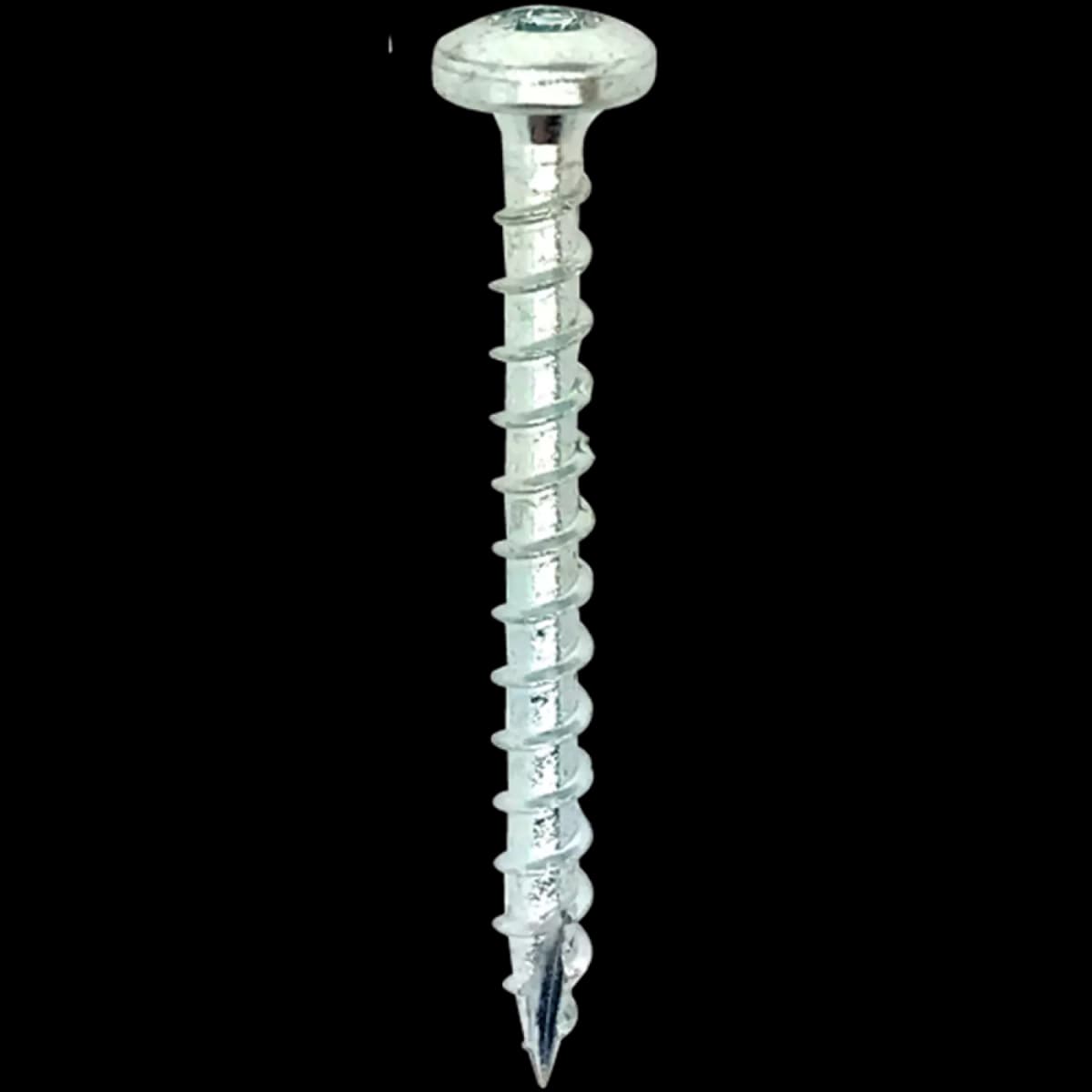 Woodies 61650371 Ultimate Spaanplaatschroef - TX30 - 5.0 X 40mm - Cilinderkop - Voldraad - Verzinkt (200st)