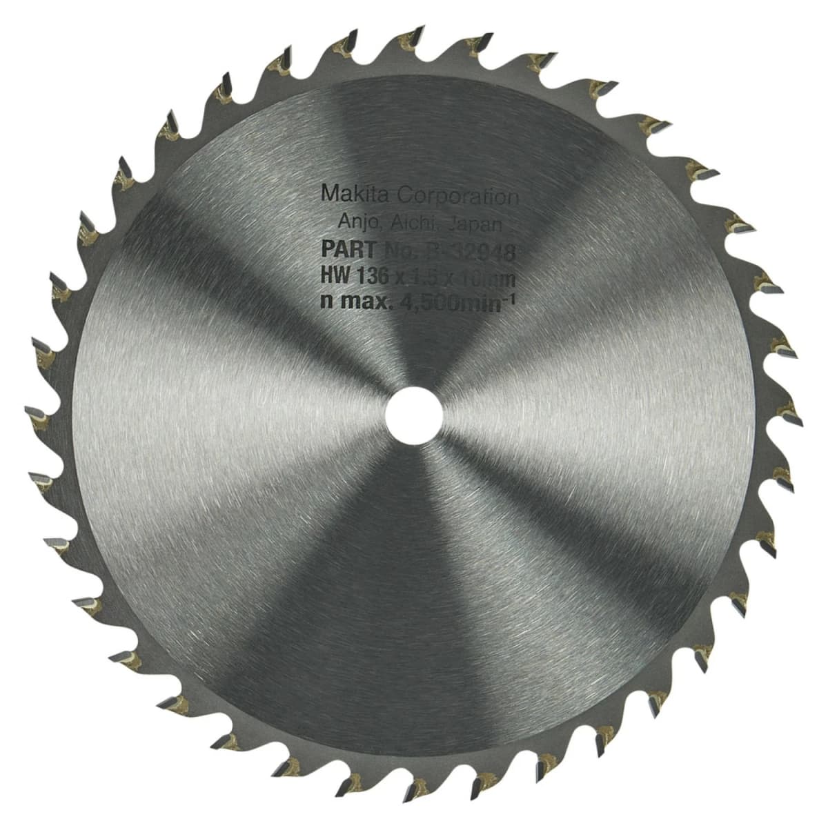 Makita B-32948 Specialized Cirkelzaagblad - 136 X 10 X 36T - Hout thumbnail 4