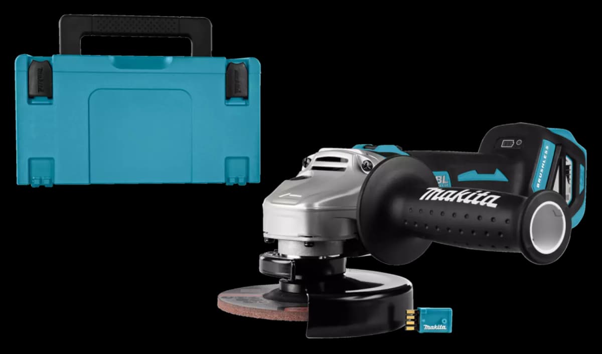 Makita DGA514ZJU 18V Li-Ion Accu AWS Haakse Slijper Body In Mbox - 125mm - Koolborstelloos thumbnail 2