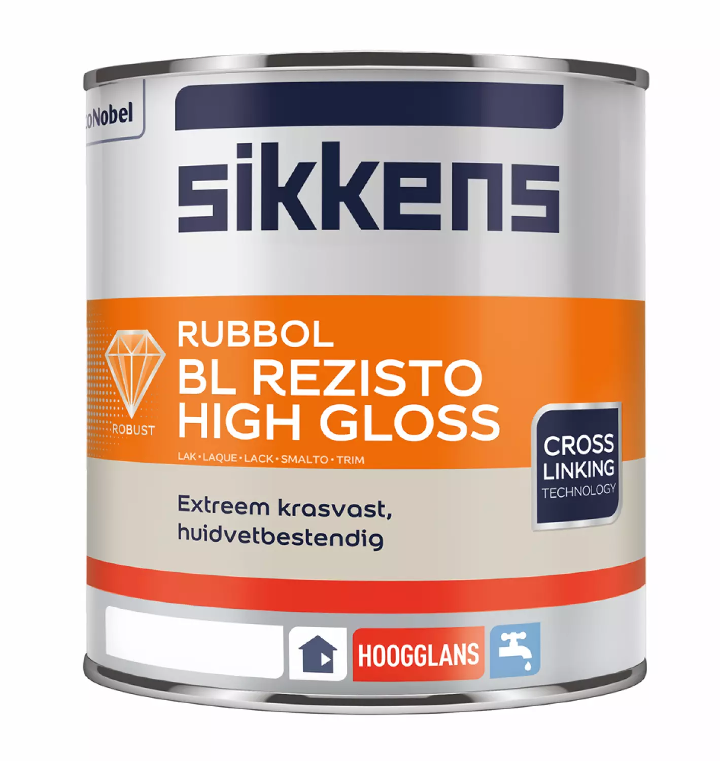 Sikkens Rubbol BL Rezisto High Gloss - Op Kleur Gemengd - 1L - Lak