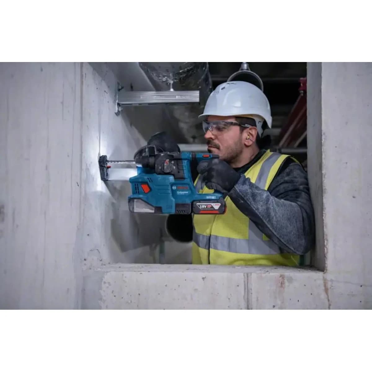 Bosch GBH 18V-22 18V Accu Boorhamer Body In L-Boxx thumbnail 3