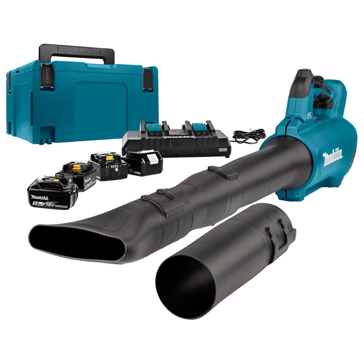 Makita DUB184PT4J 18V Li-Ion Accu Bladblazer Set (4x 5,0Ah) In Mbox - 187 Km/h
