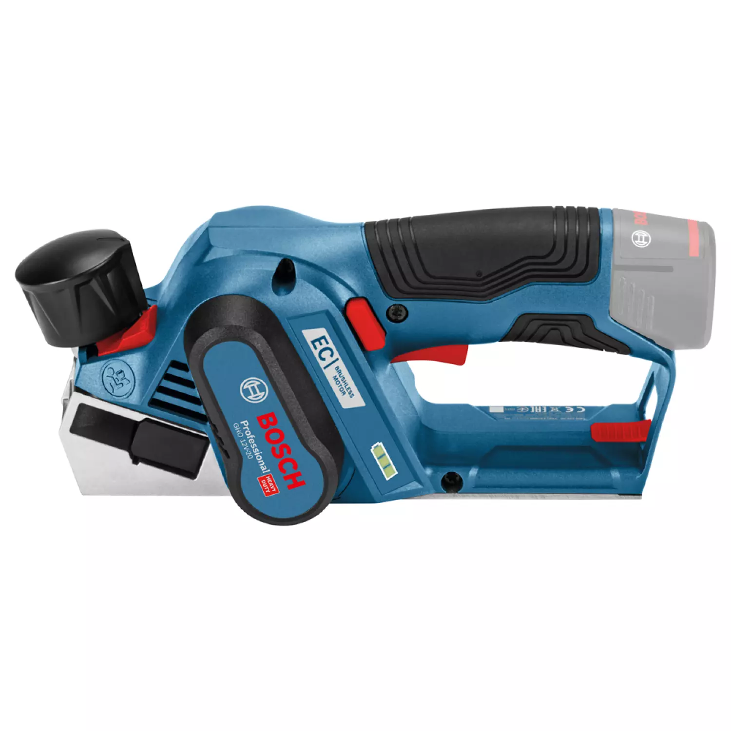 Bosch GHO 12V-20 12V Li-ion Accu Schaafmachine Body - Koolborstelloos